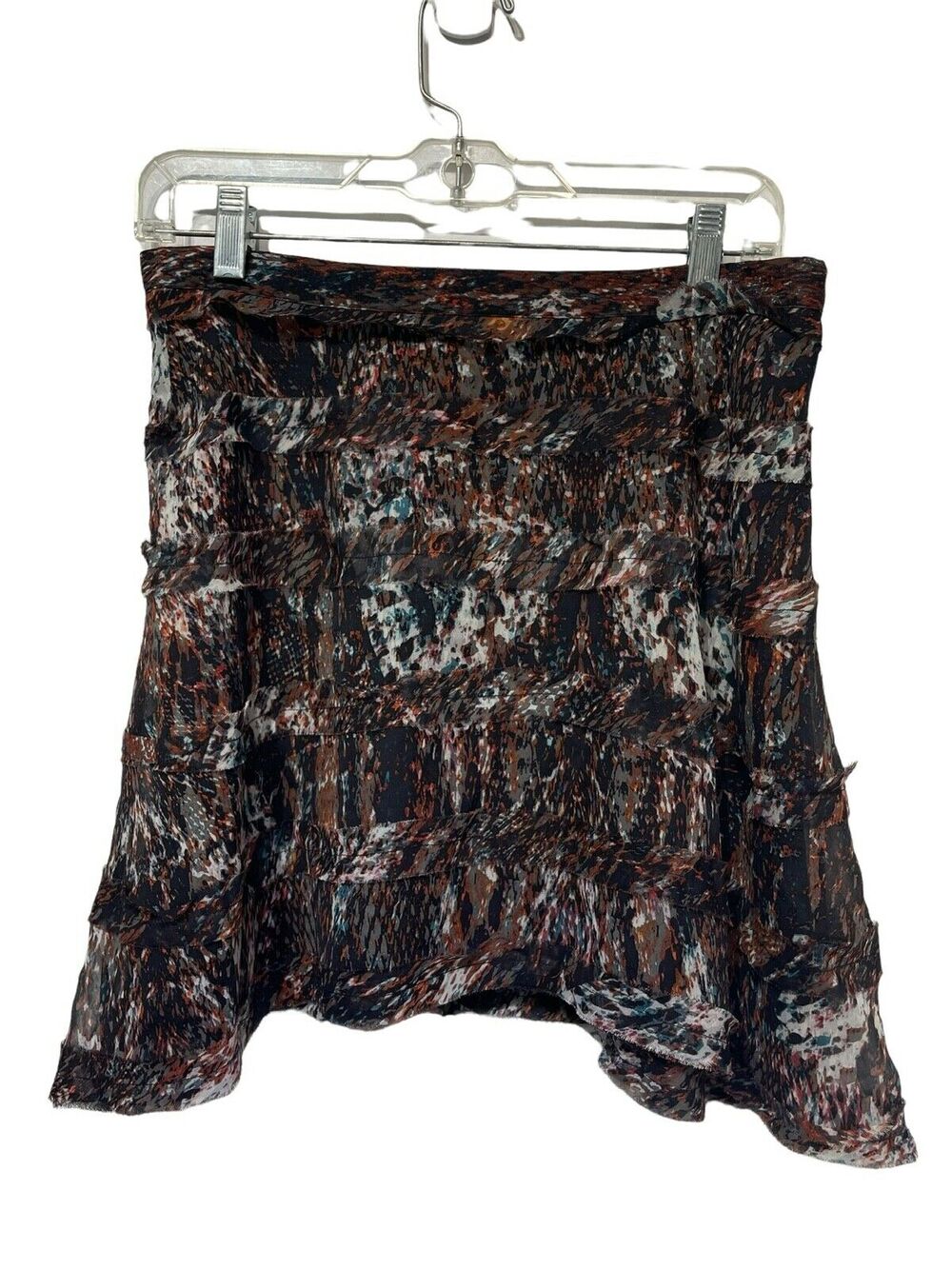 pjk patterson j. kincaid silk tiered mini skirt Size S